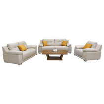 Sala 3-2-1 en tela beige