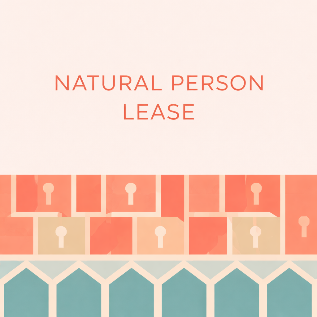 Natural Person - Lease Agreement