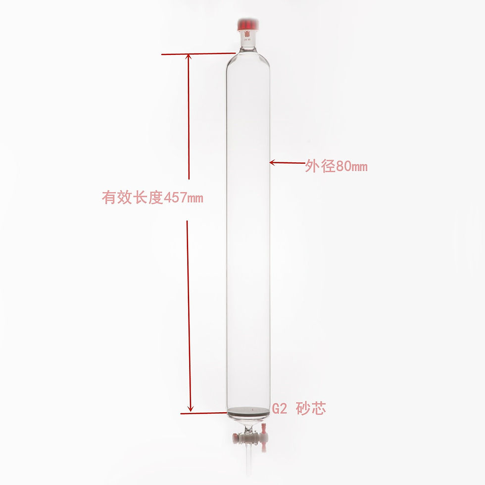 Thumbnail: Column, Chromatography, Rodaviss Joints, Teflon Stopcock, Fritted Disc