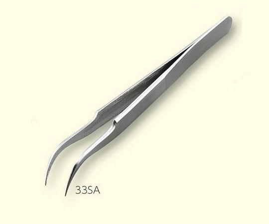 Stainless Steel Tweezers Length Tip Size