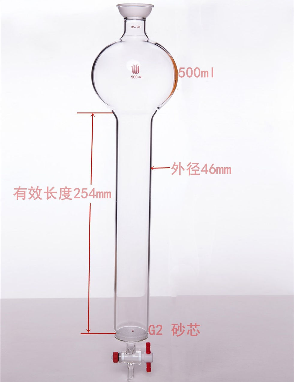 Thumbnail: Column, Chromatography With Reservoir, Fritted Disc
