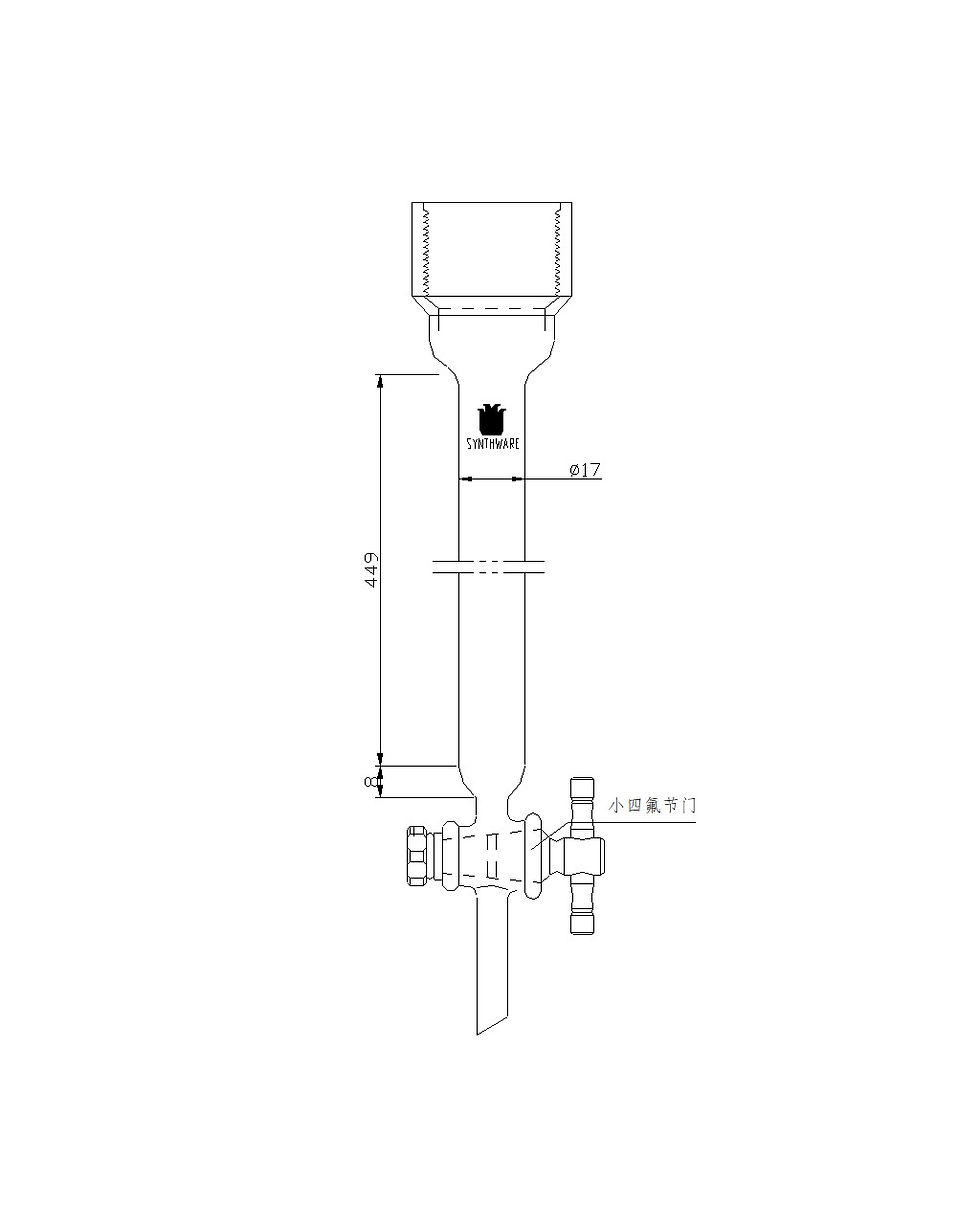Thumbnail: Column, Chromatography, Inner Screw, Teflon Stopcock