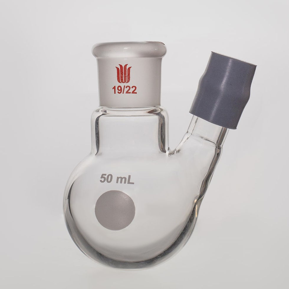 Thumbnail: Flask, Round Bottom, Side Arm Plastic Cap