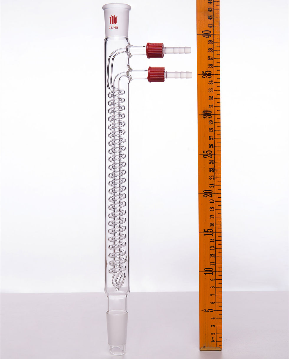 Labware Reflux Condenser, Reflux, Removable Hose Connections | Labware E-shop