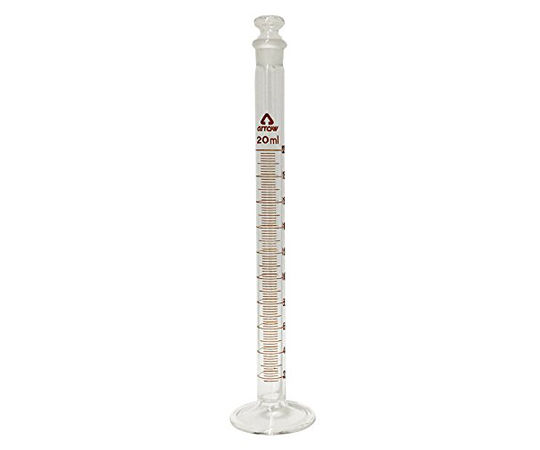 Thumbnail: Graduated Cylinder with Plug (Hard Glass)