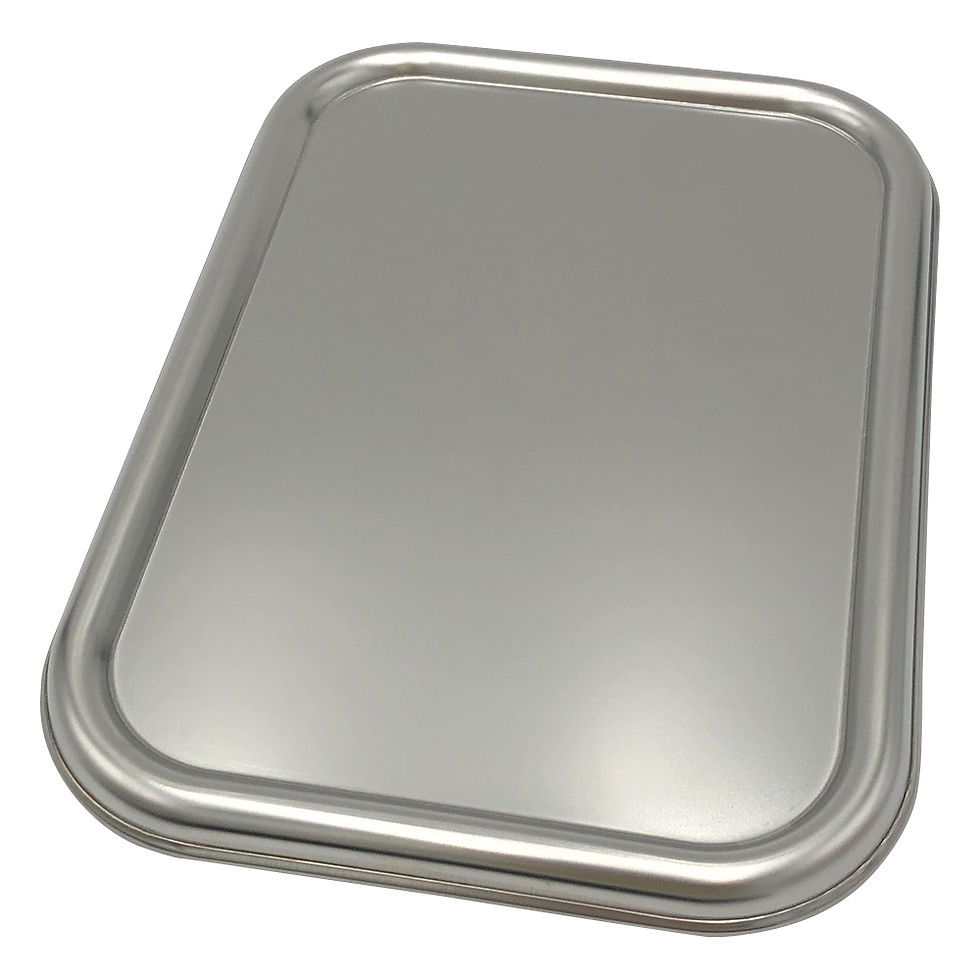Thumbnail: Lid For Deep Type Stainless Steel Tray Set For Size