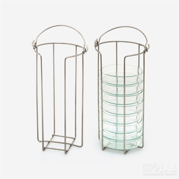 Petri Dish Basket, Stainless Steel