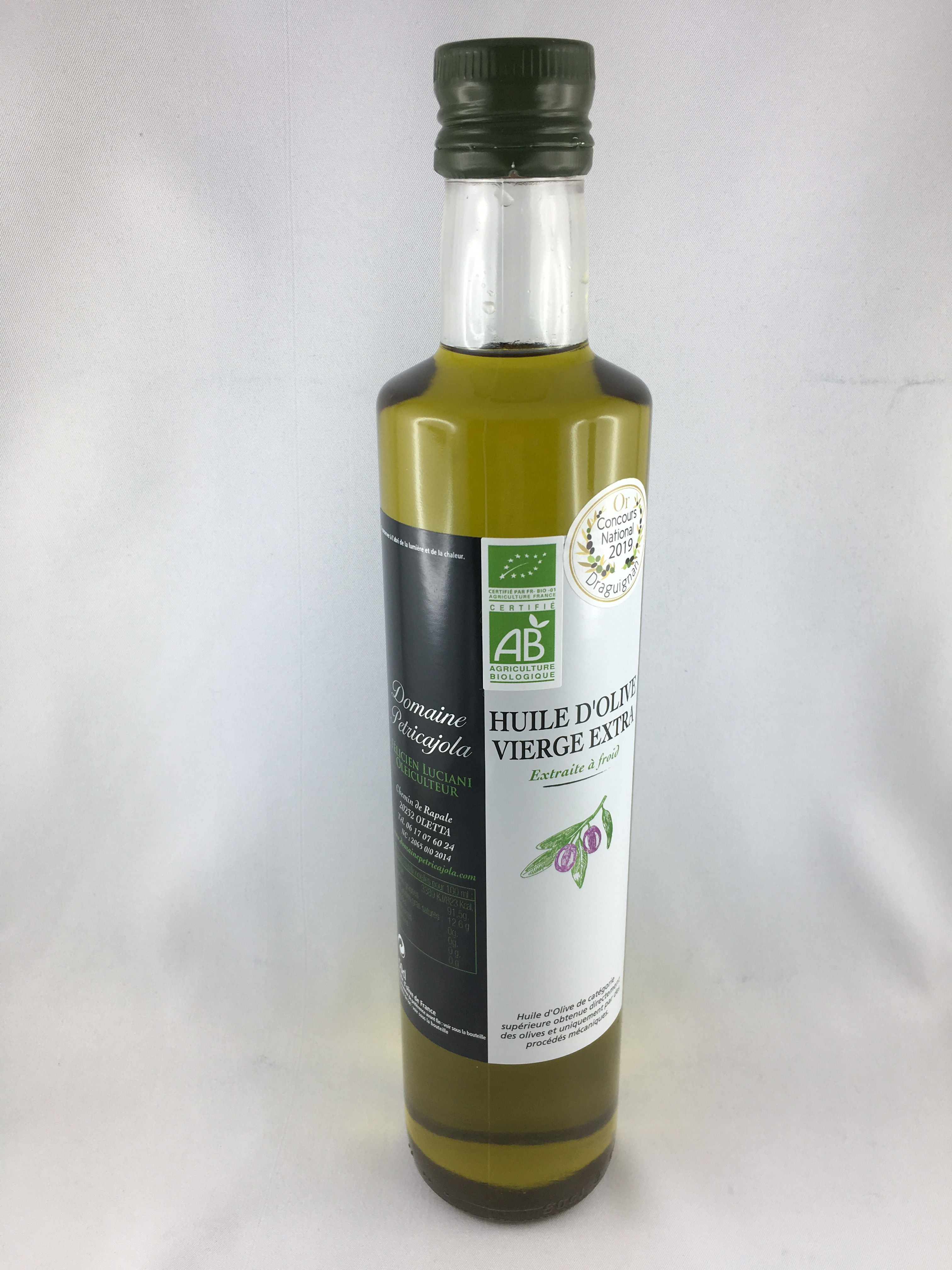 Huile d'olive vierge extra biologique 50 cl