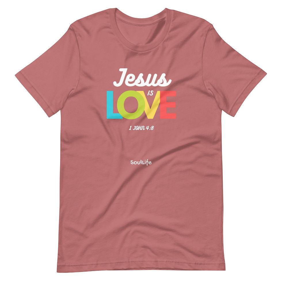 Thumbnail: Jesus IS Love - Unisex t-shirt - SoulLife