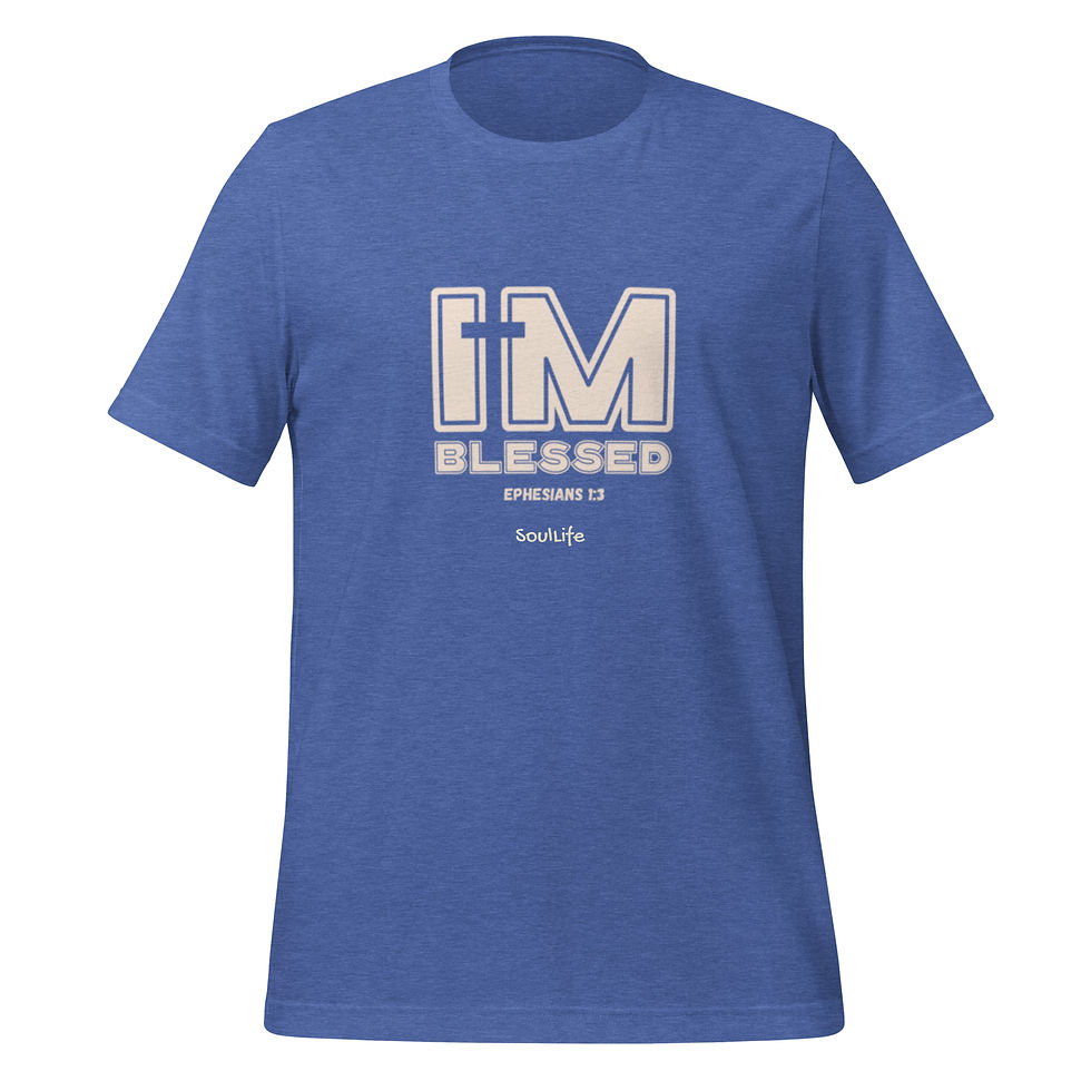 Thumbnail: I'm Blessed - Unisex t-shirt - SoulLife