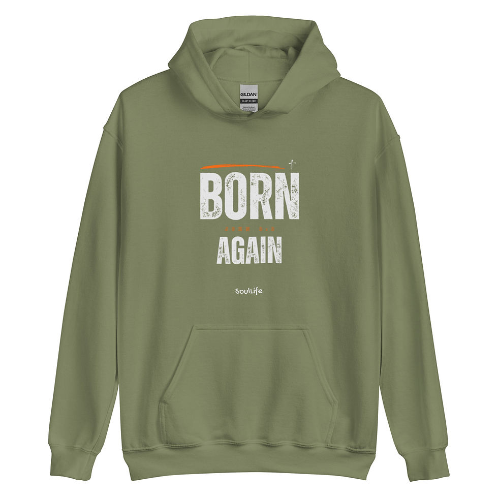 Thumbnail: Born Again - Unisex Hoodie - SoulLife