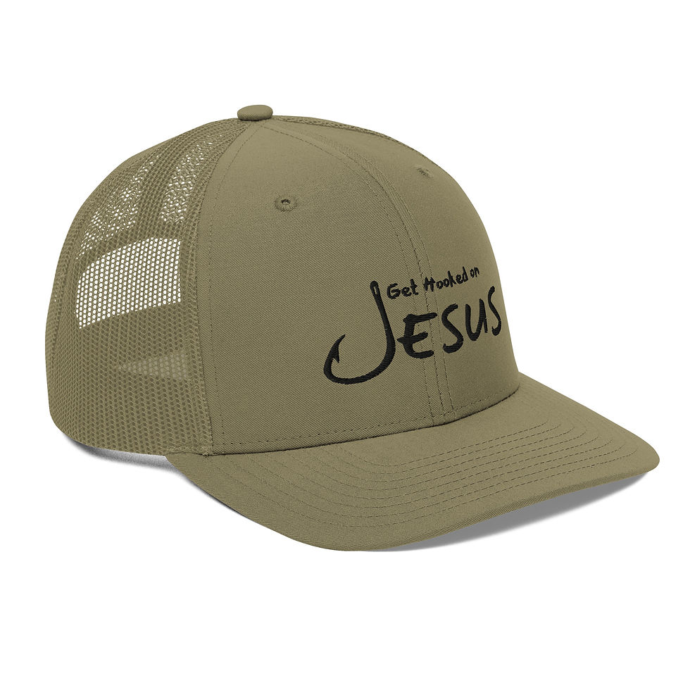 Thumbnail: Hooked on Jesus - Trucker Cap - SoulLife