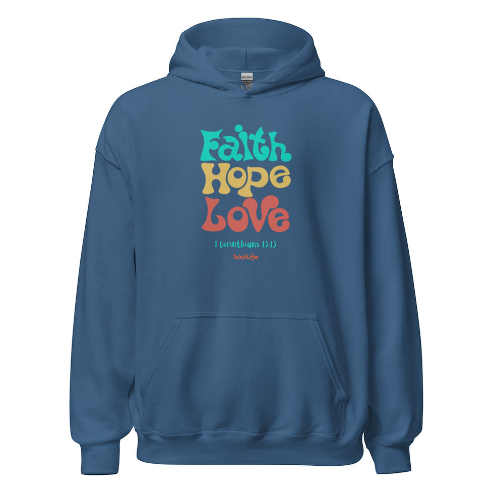 Thumbnail: Faith Hope Love - Hoodie - SoulLife