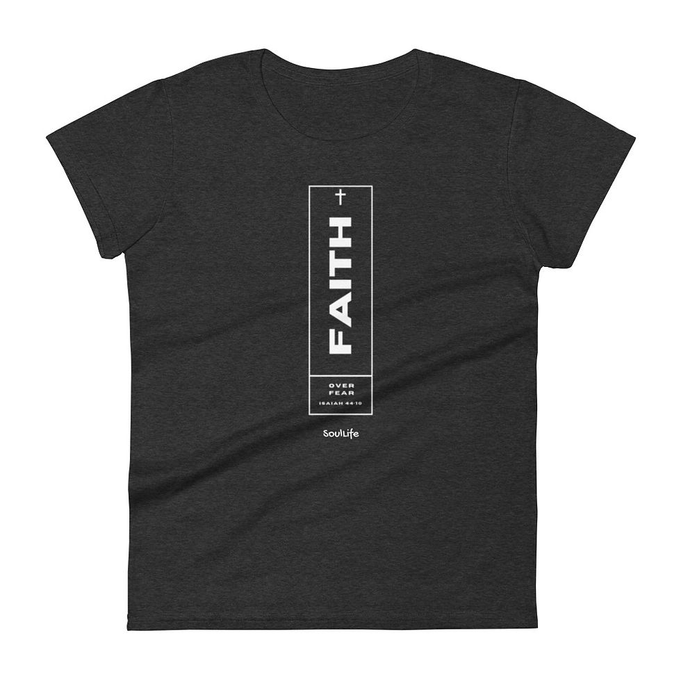 Thumbnail: Faith over Fear - Women's short sleeve t-shirt - SoulLife