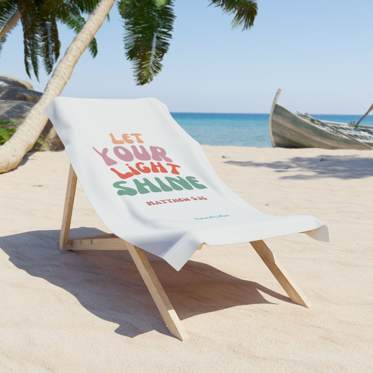 Let Your Light Shine Beach Towel - SoulLife