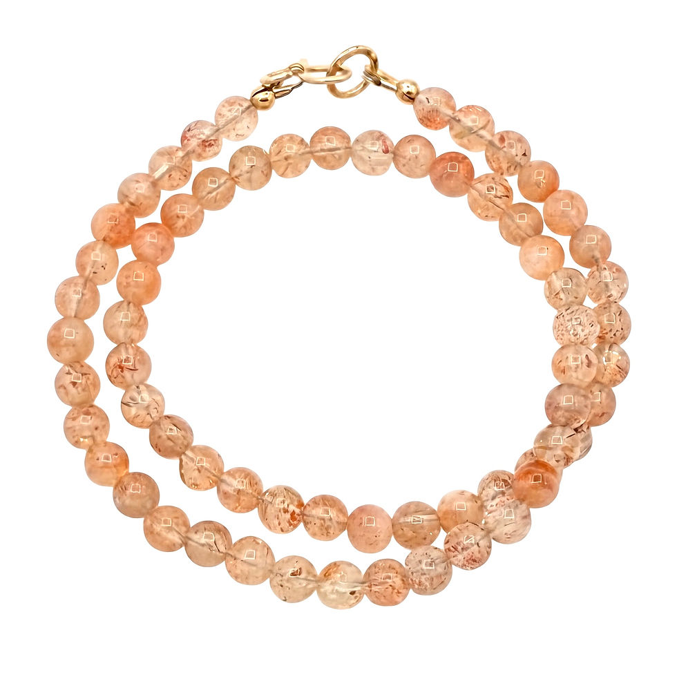 Thumbnail: Sunstone Double Wrap Bracelet