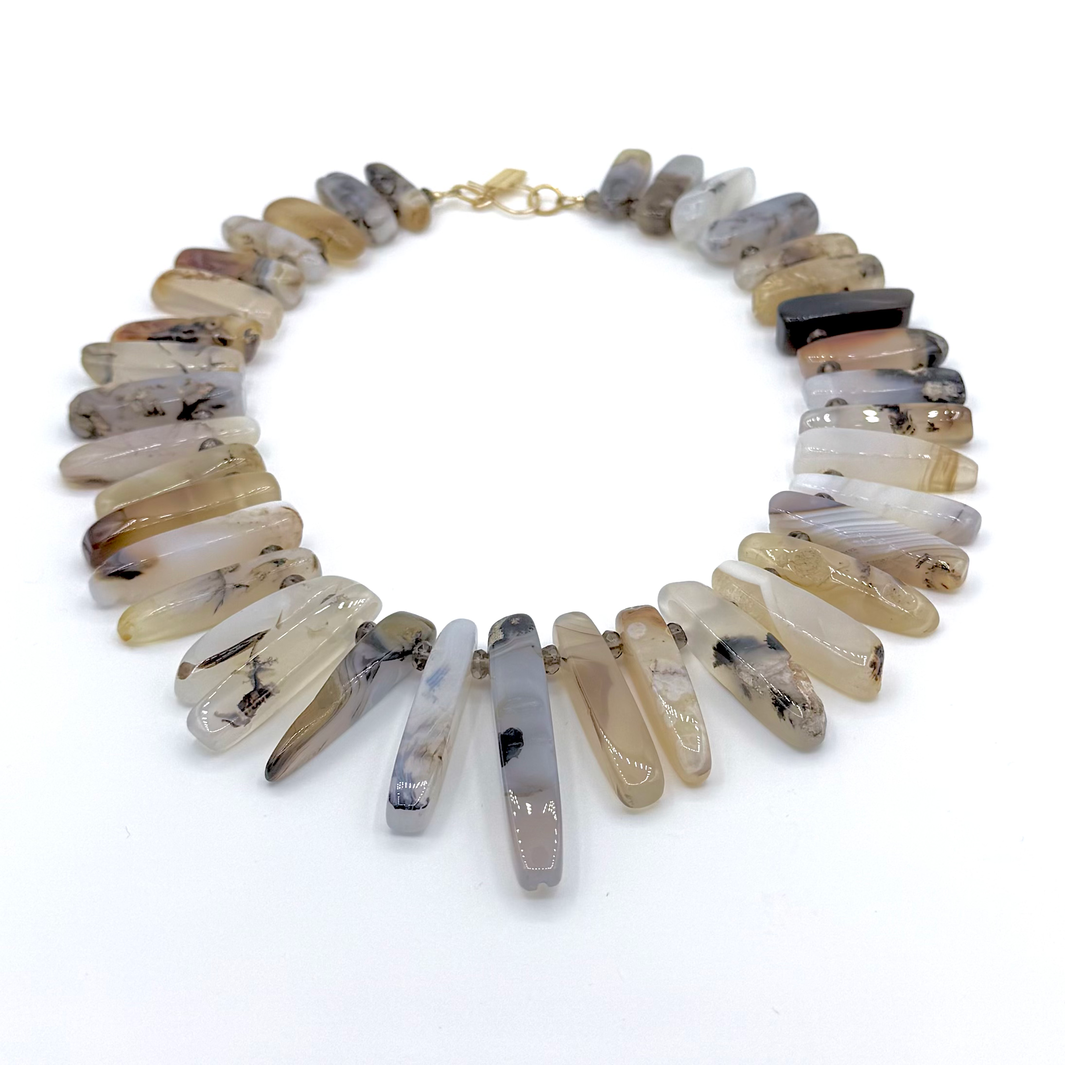 Dendrite Agate Warrior Princess Necklace