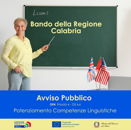 Bando Calabria per il potenziamento delle competenze linguistiche: opportunità e programmi all’estero per le scuole