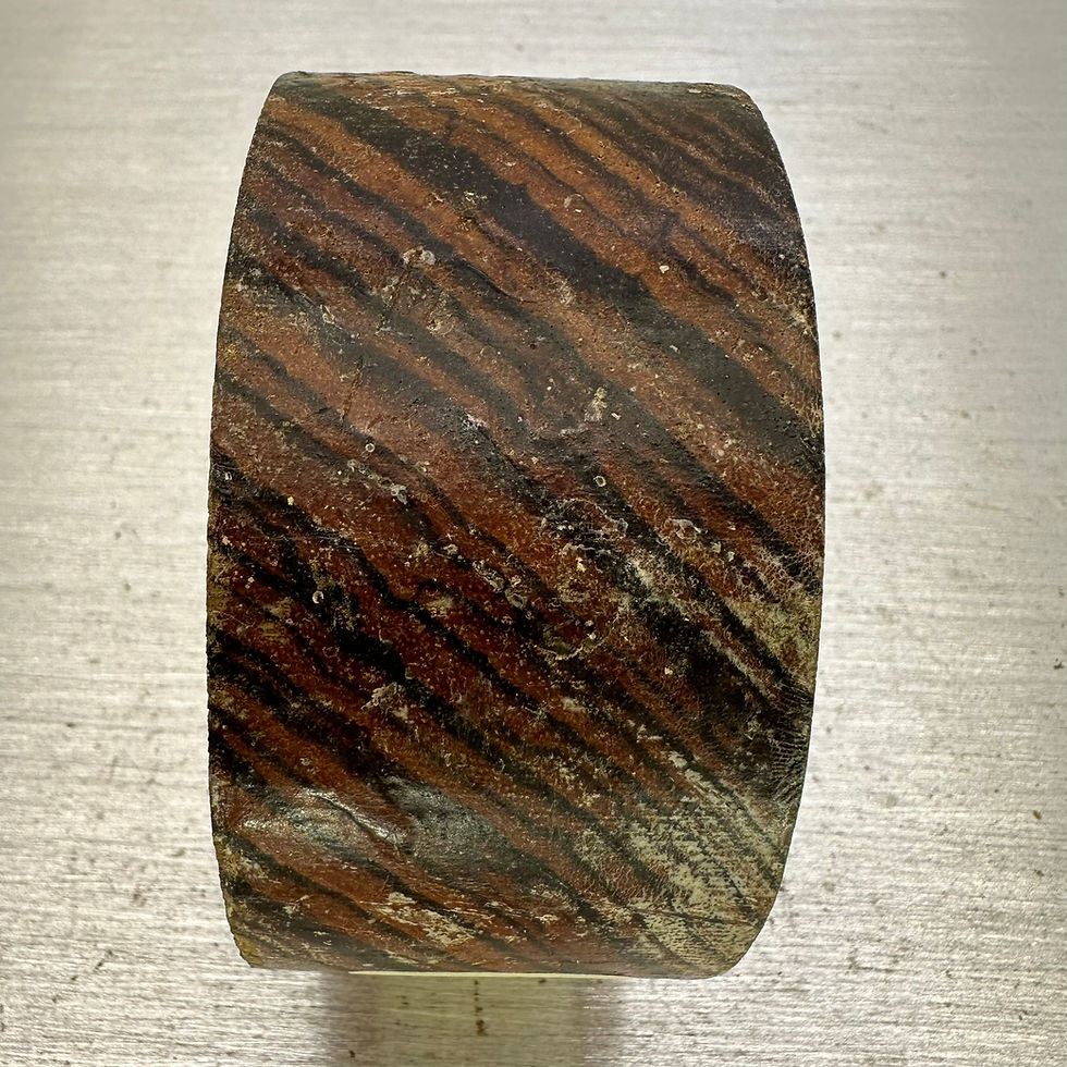 Thumbnail: Smaller Zebrano Bowl Blank 4" x 2"