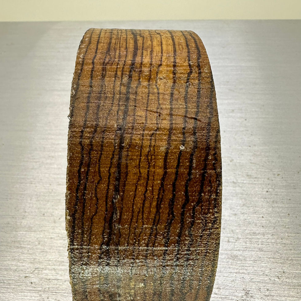 Thumbnail: Zebrano Bowl Blank 6" x 2"