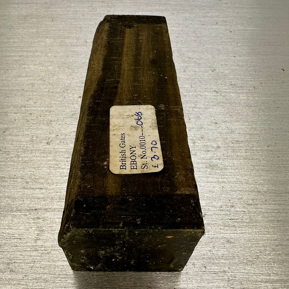 Thumbnail: Macassar Ebony Spindle 6" x 2" x 2"