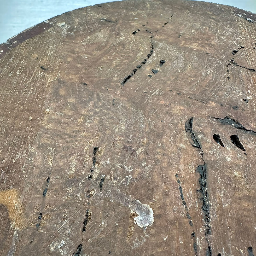 Thumbnail: Salmon Gum Burl Bowl Blank 9.5" x 1.5"