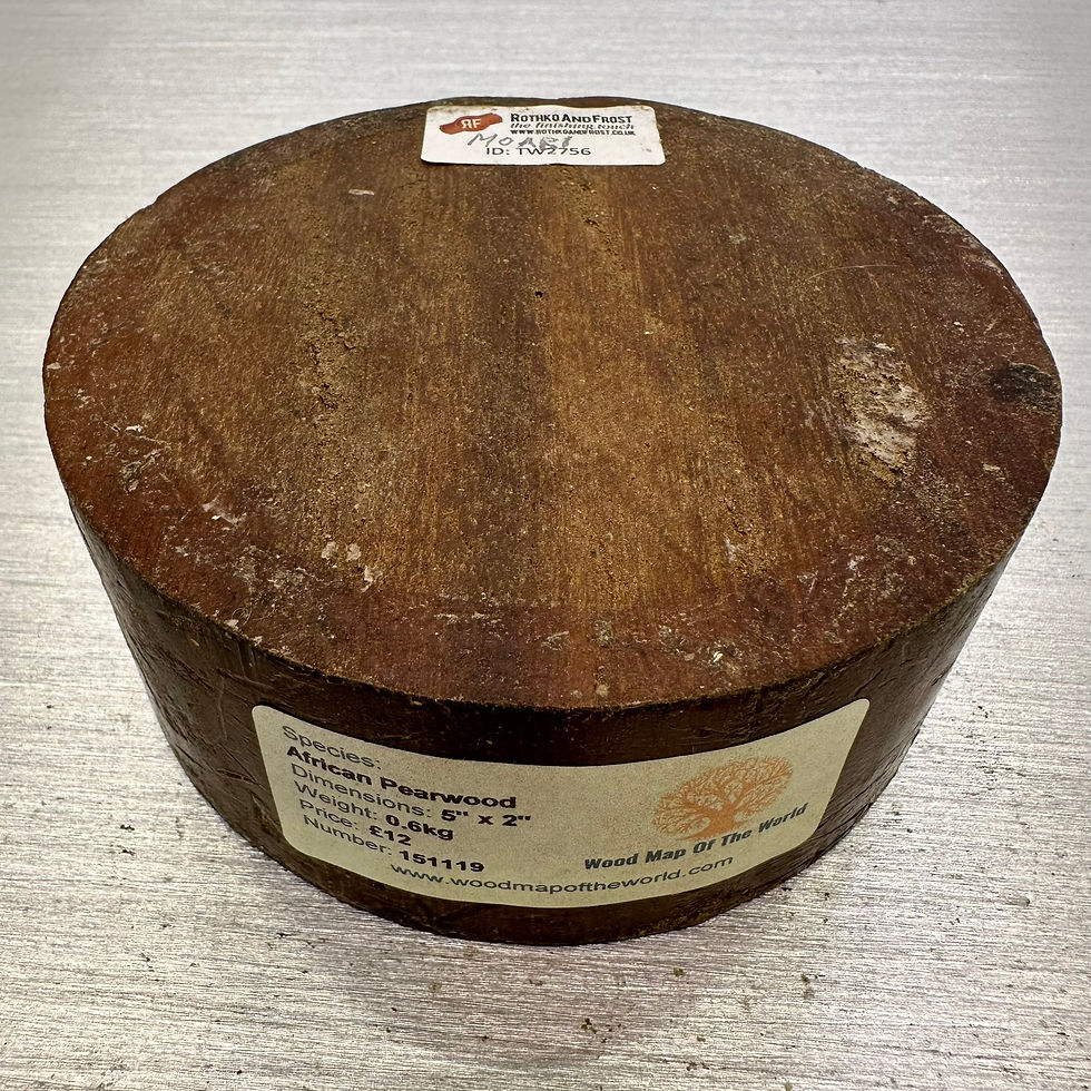 Moabi African Pearwood 5" x 2"