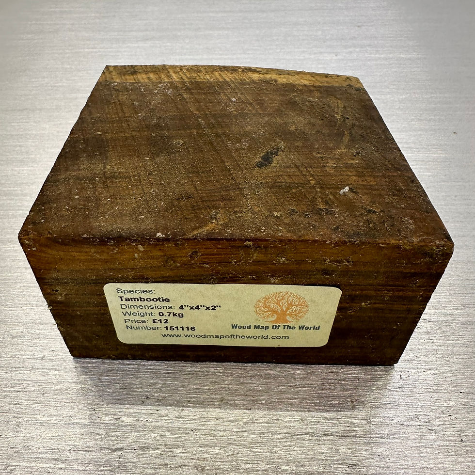 Quality block of Tambootie 4" x 4" x 2"