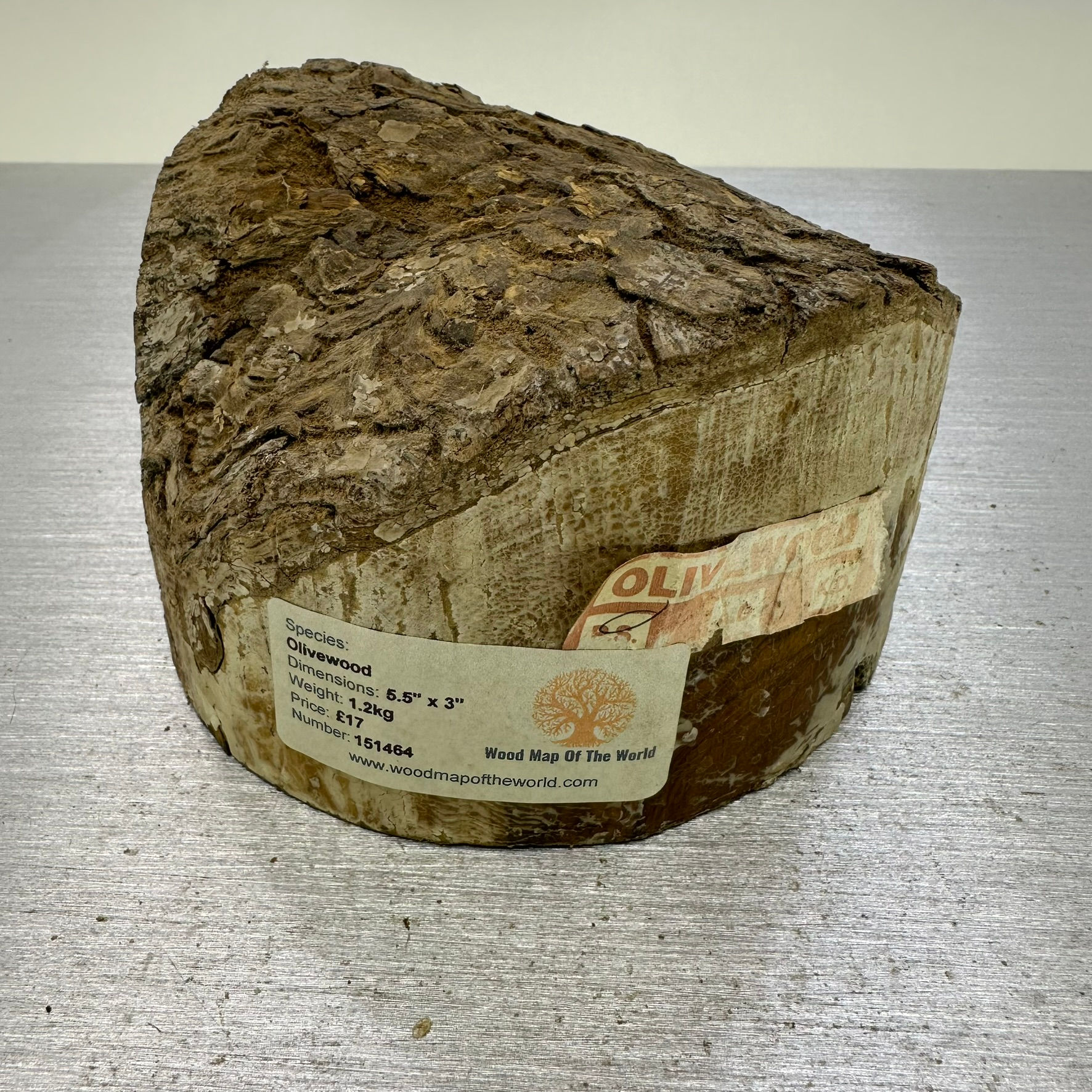 Olivewood Bowl Blank 5.5" x 3"