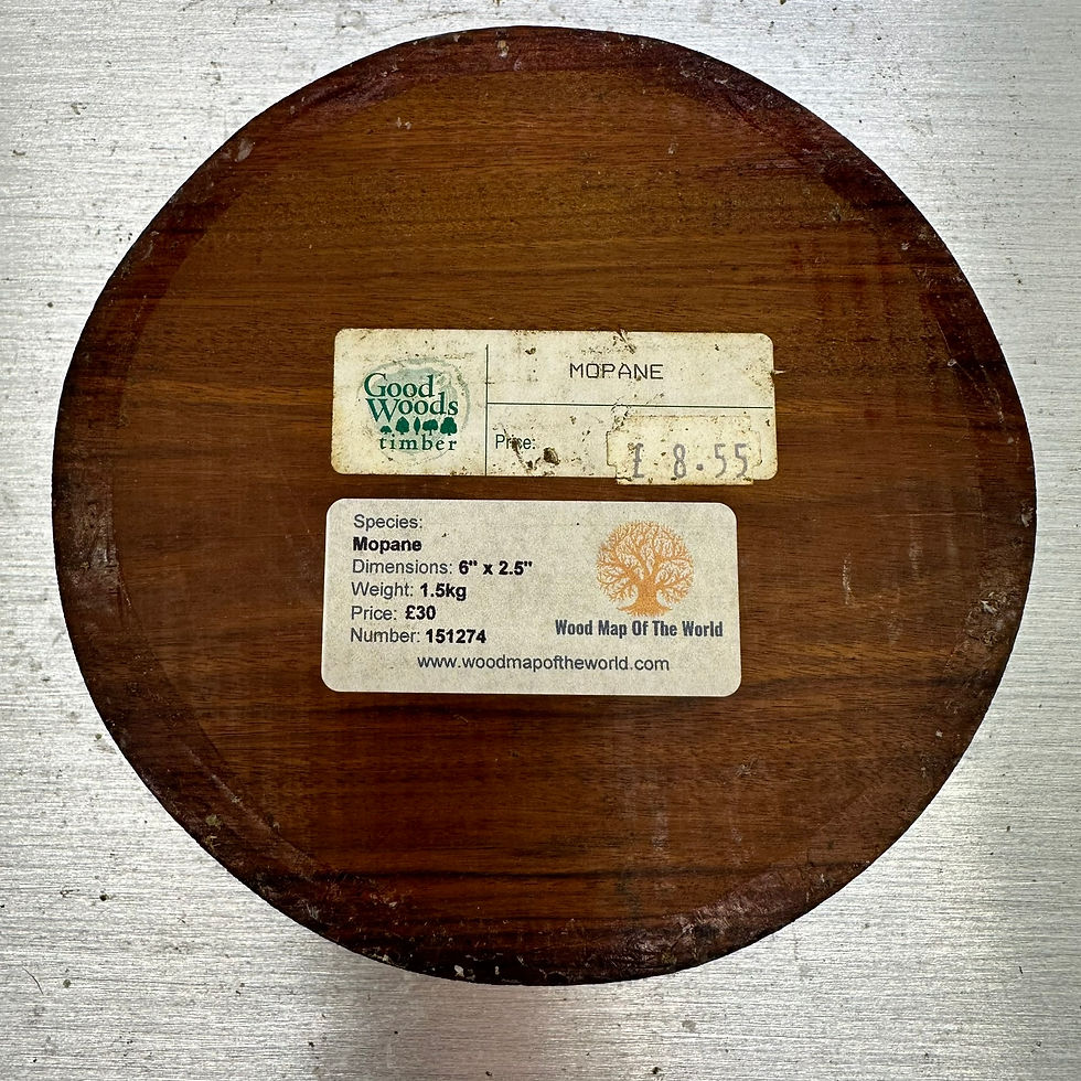 Thumbnail: Mopane Bowl Blank 6" x 2.5"