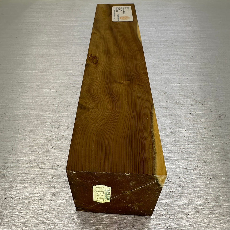 Thumbnail: Yew Spindle 12" x 2.75" x 2.5"