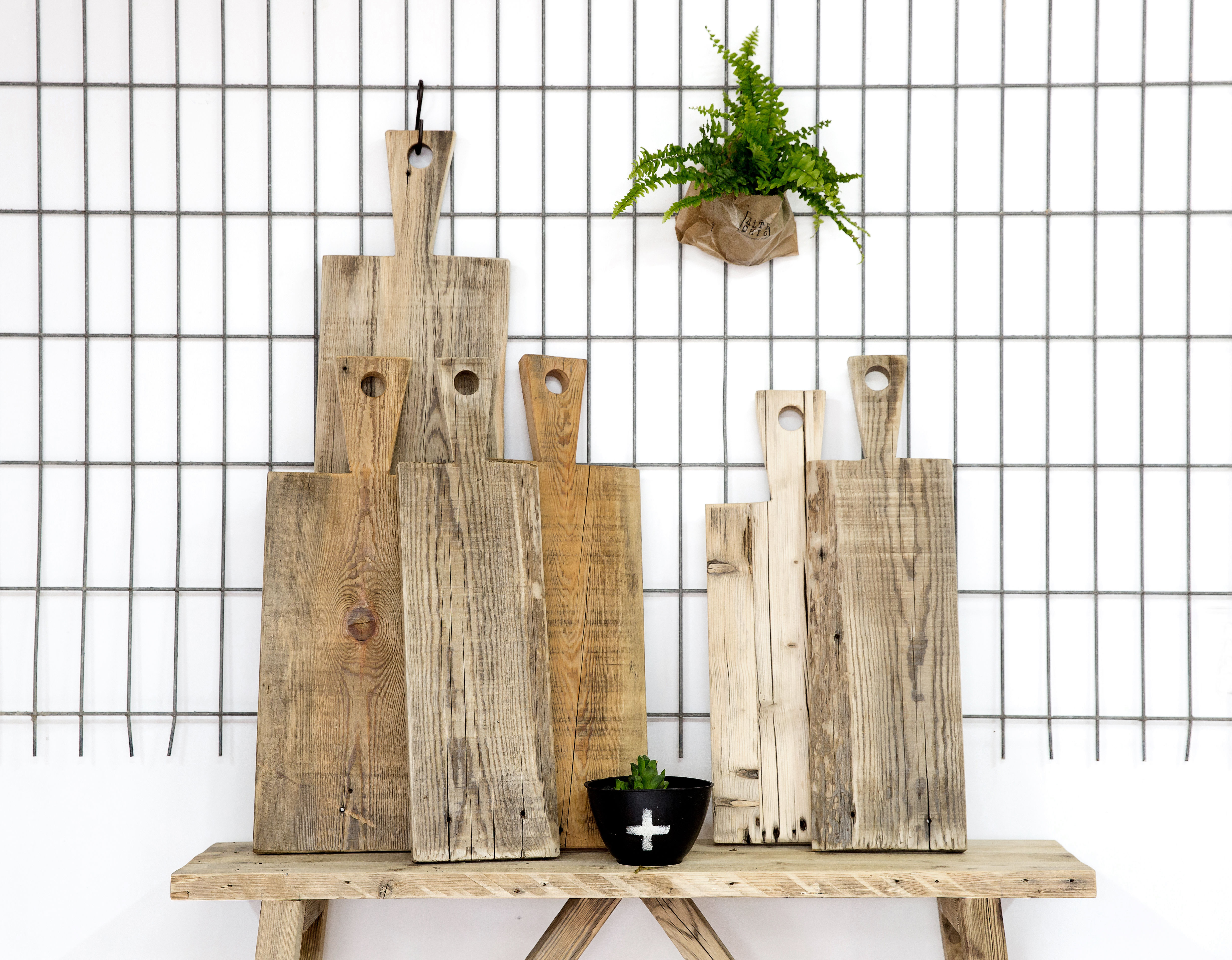 קרש ידית עץ משולשת