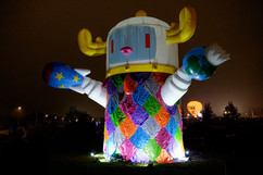 Inflatable, public art, calgary, ryan fairweather