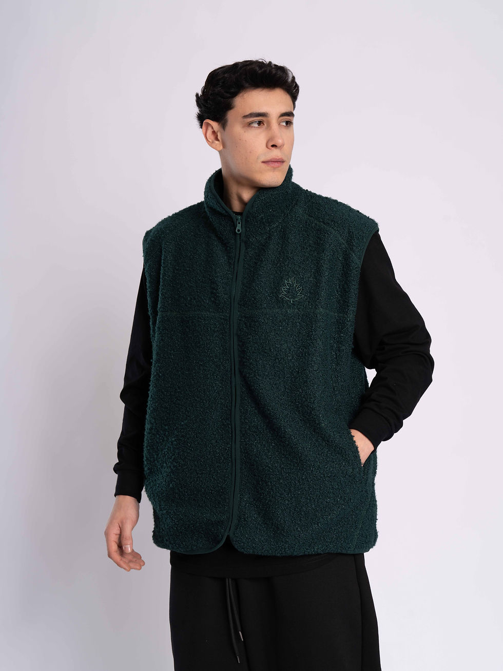 Miniatura: Fleece Vest Verde
