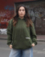 Miniatura: Creative Hoodie Verde Militar