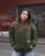 Miniatura: Creative Hoodie Verde Militar