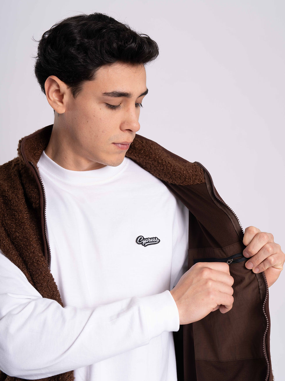 Miniatura: Fleece Vest Marrón