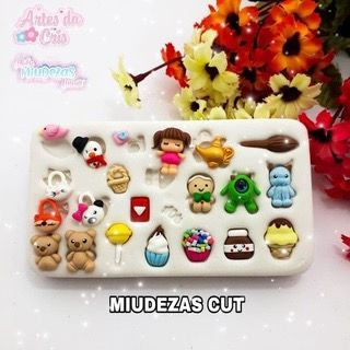 Mini Cute (Miudezas Cute) Silicone Mold- Artes da Cris