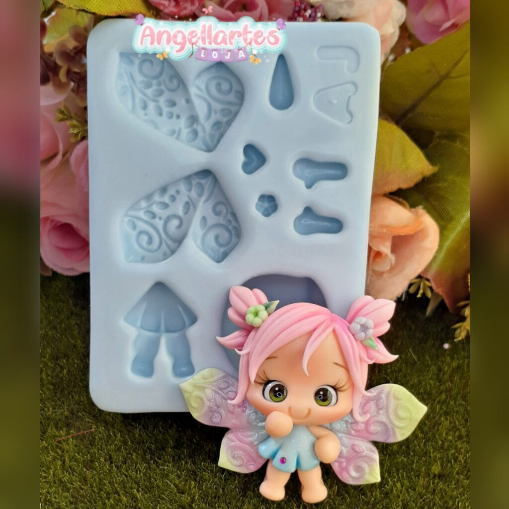 Little Fairy (Fadinhas) Silicone Mold -Angellartes