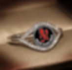 Thumbnail: Size 9 Rhinestone Ring