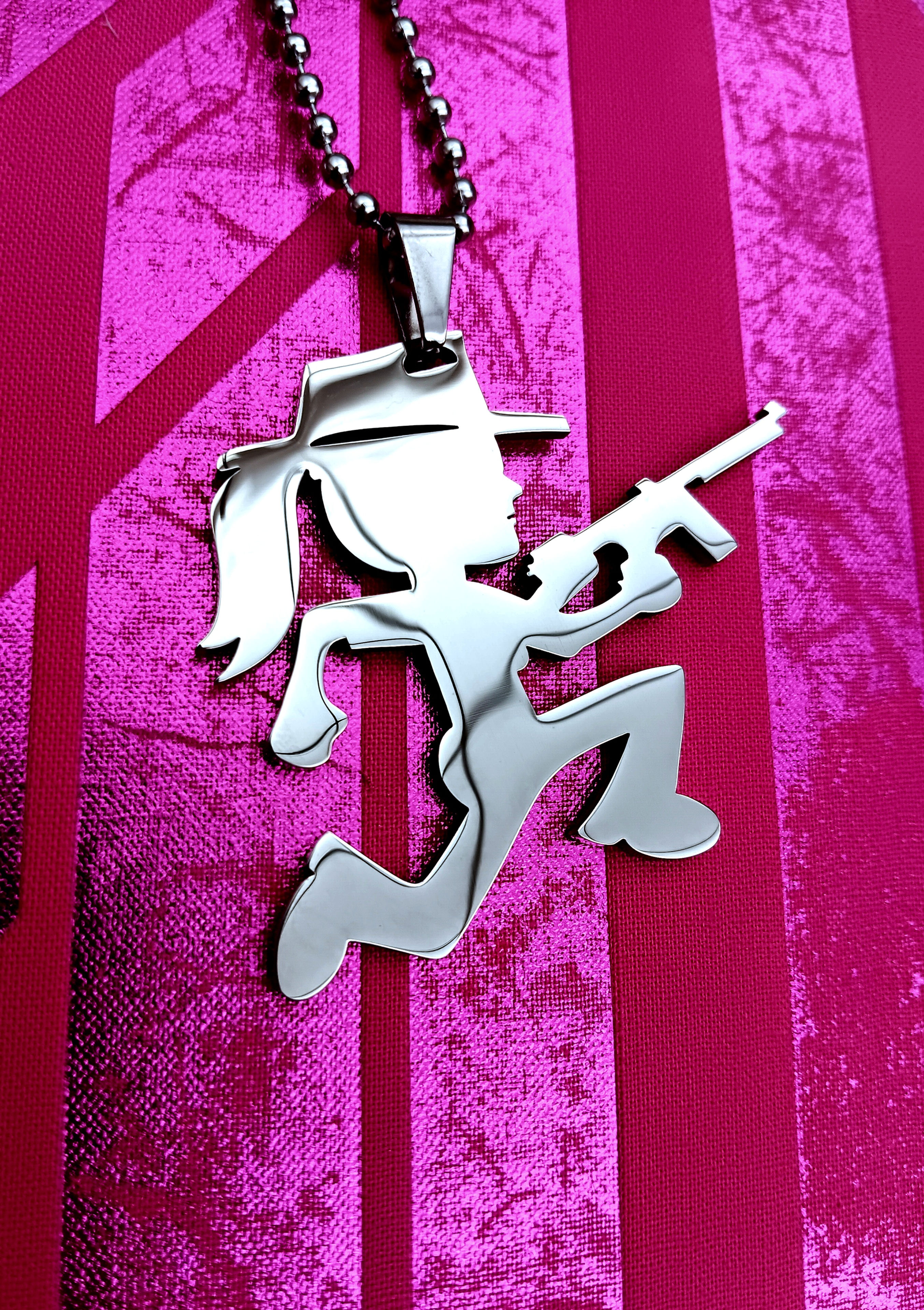 Tommy Gun Juggalette Charm