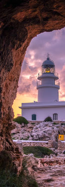 Cavallerie Lighthouse in Menorca, Spain
