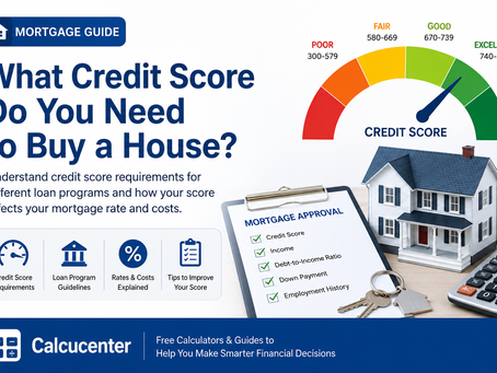 What credit score do you need to buy a house mortgage guide