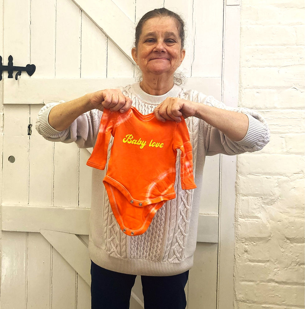 Thumbnail: Tie Dye Baby Love Onesie