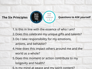 Best Ever You - Six Questions to Ask Yourself