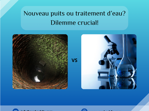 Nouveau puits ou traitement d'eau?