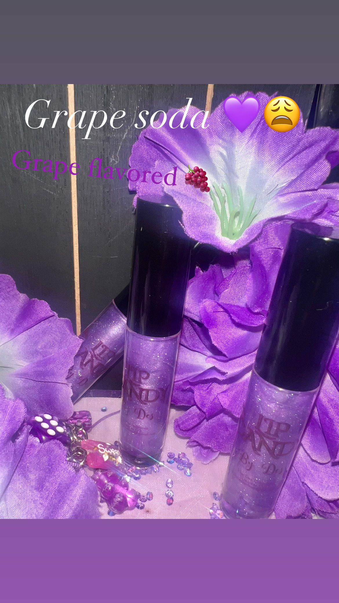 Grape soda gloss