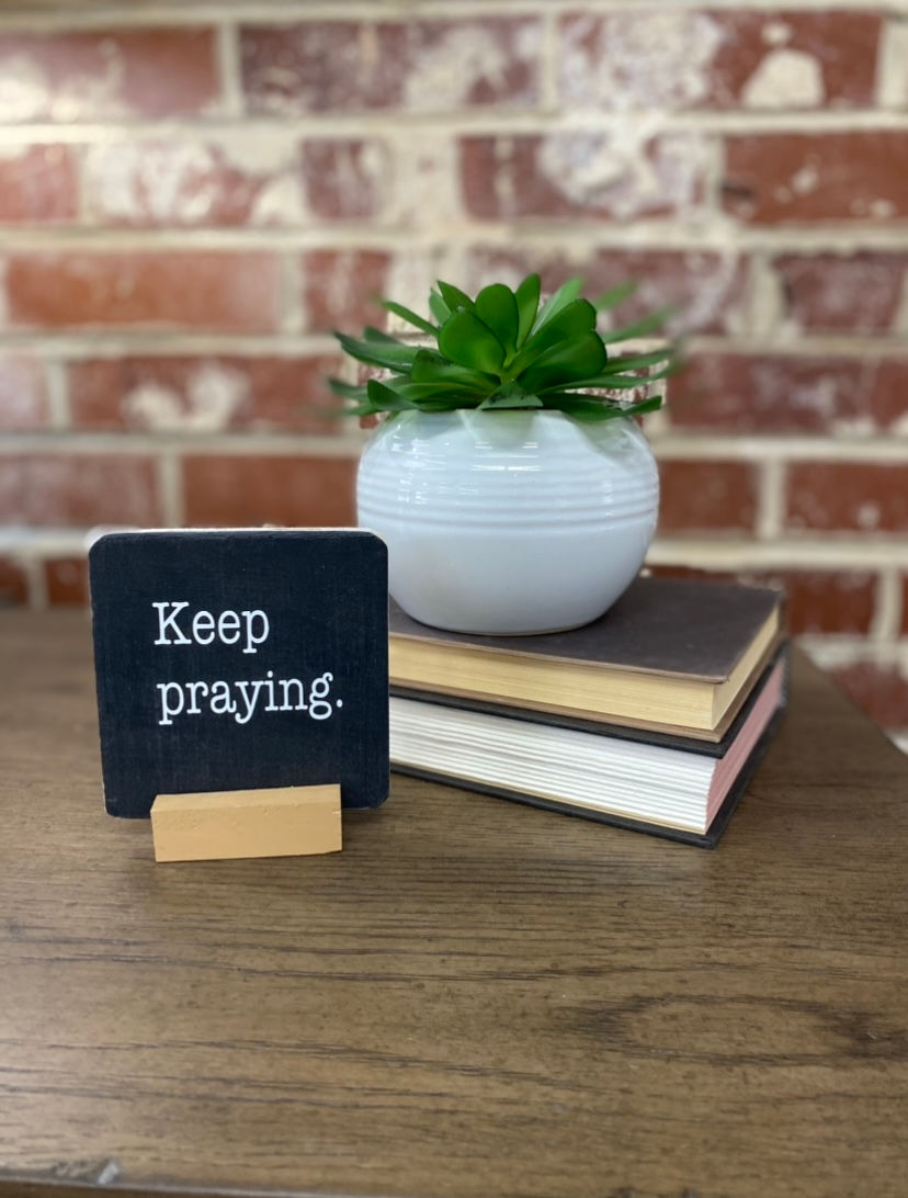 Thumbnail: Black Small Modern Sign with Stand