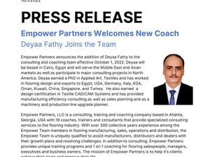 Empower Partners Welcomes New Coach - Deyaa Fathy