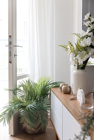 הום סטיילינג לדירה בתל אביב בסגנון בוהו שיק